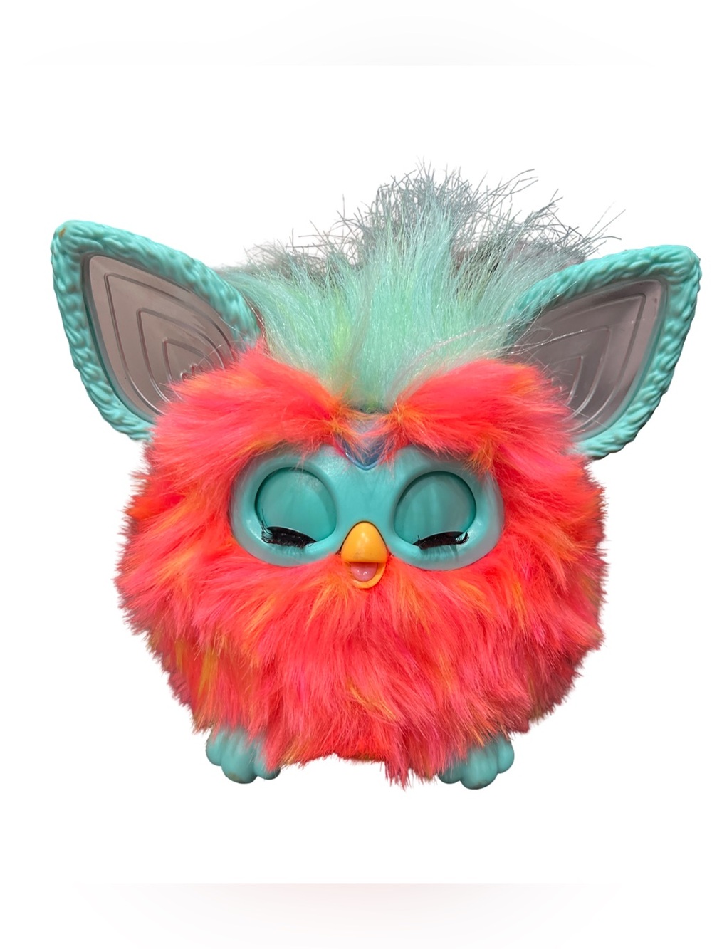 2023 Hasbro Coral Furby Plush Interactive Toy. Tested- works